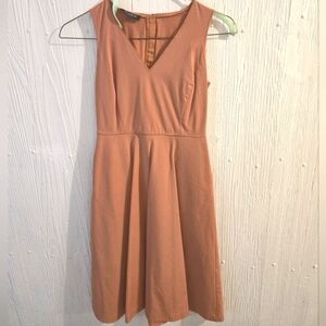 Perfect condition!LAFAYETTE 148 dress. Peach in color, sz P, and has POCKETS!!